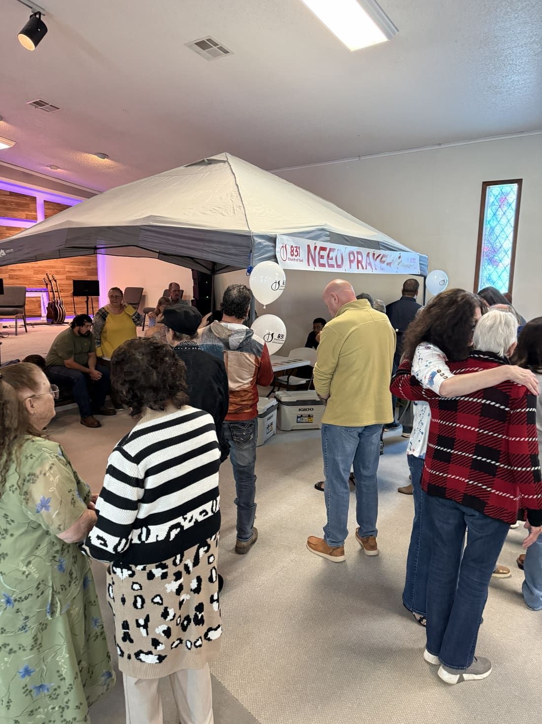 Prayer tent outreach — 831 Need Prayer